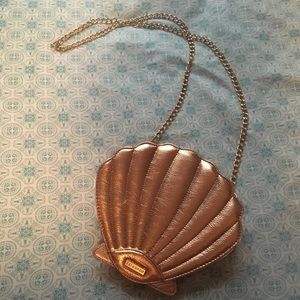 Skinnydip London Rose Gold Shell Purse